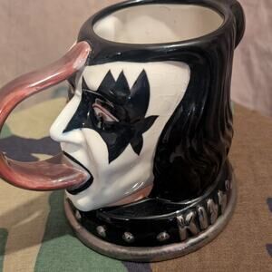 KISS Gene Simmons "The Demon" Ceramic Mug Tongue Handle